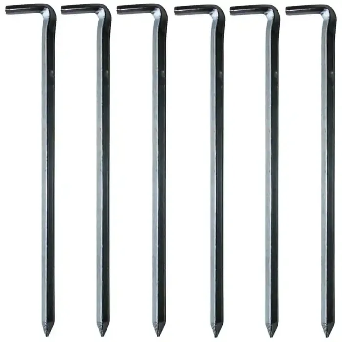 6 piquets de tente carrée de 16 cm Cao Camping Commande En Gros