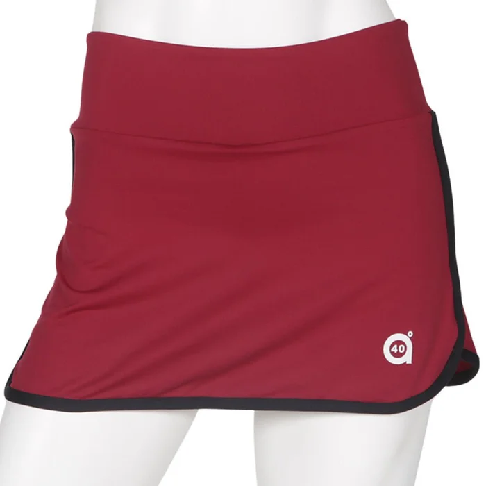 A40 Degrees Fluss Skirt Bordeaux