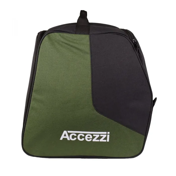 Accezzi sac à chaussures et casque, vert foncé Jusqu’à Épuisement Des Stocks