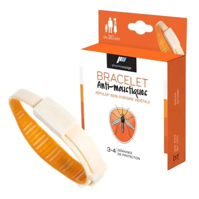 Acheter Direct Bracelet anti-moustiques Pharmavoyage Orange
