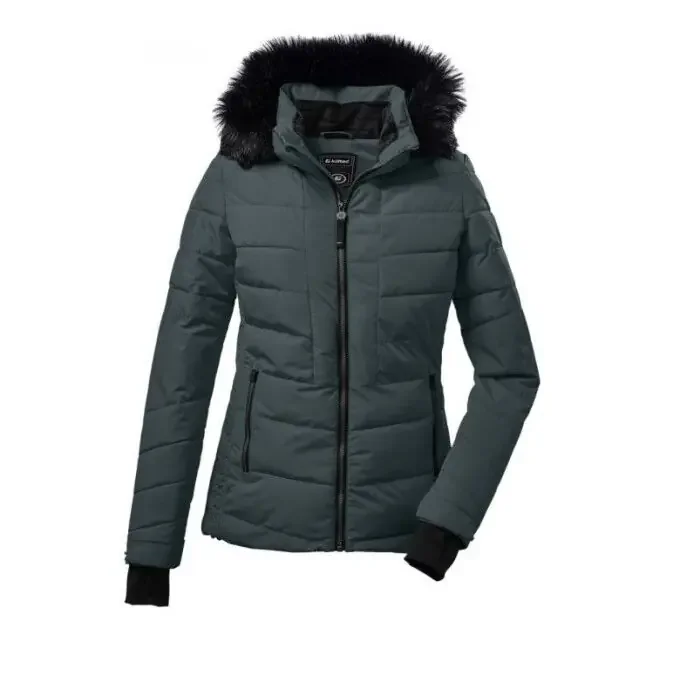 Acheter Direct Veste de ski Femme Killtec KSW 210 WMN SKI QLTD JCKT Dark Tealgreen