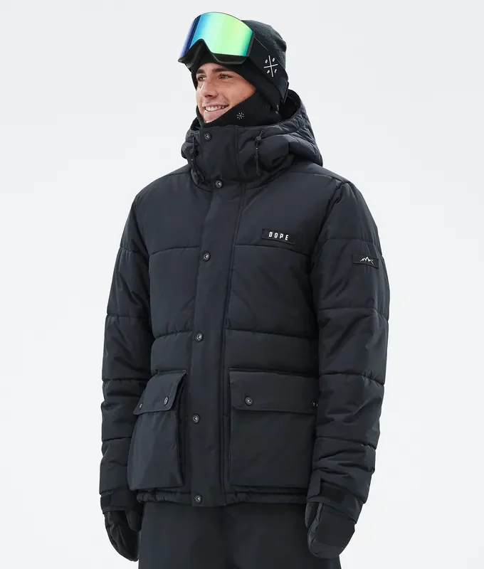 Acheter En Ligne Dope Puffer Full Zip 24 Veste Snowboard Homme Black