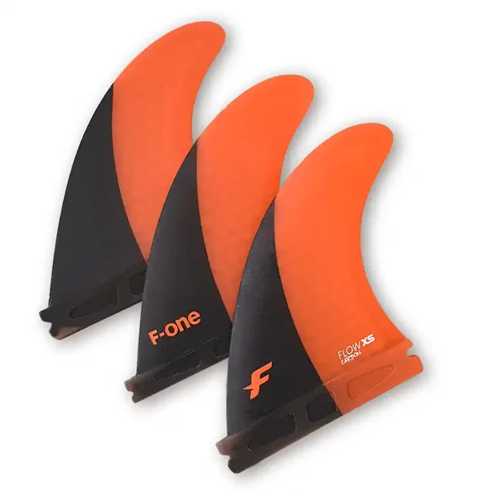 Acheter En Ligne Set Ailerons F-one Thruster Set Flow Xs Carbon Papaya 2022