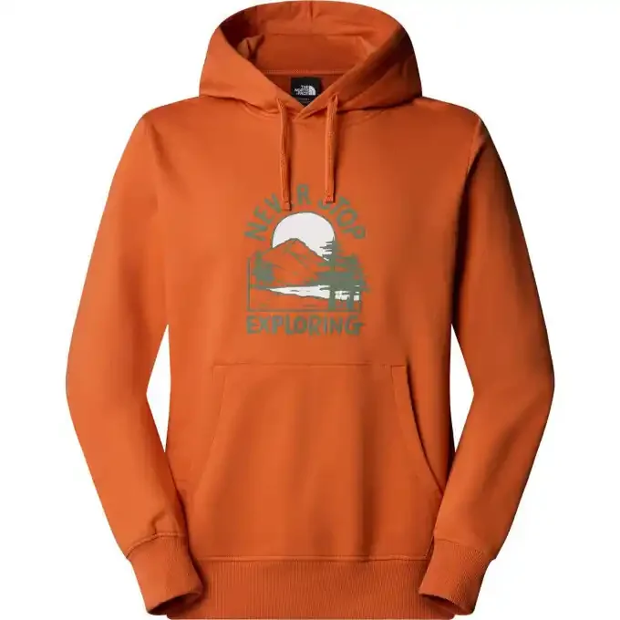 Acheter En Ligne Sweat The North Face OUTDOOR GRAPHIC HOODIE Iron Bronze