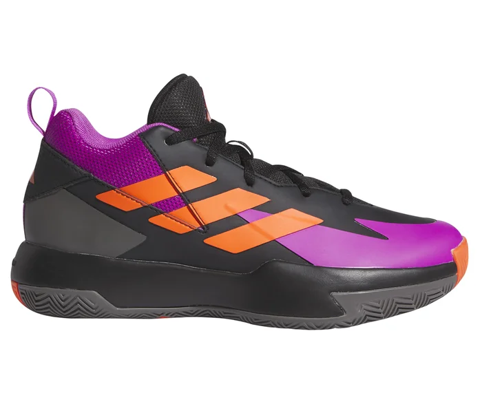 Adidas Cross Em Up Select Jr. « Core Black-Purple Burst »