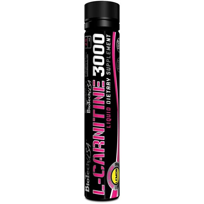 Ampoules de l-carnitines 3000 Biotech USA – Citron