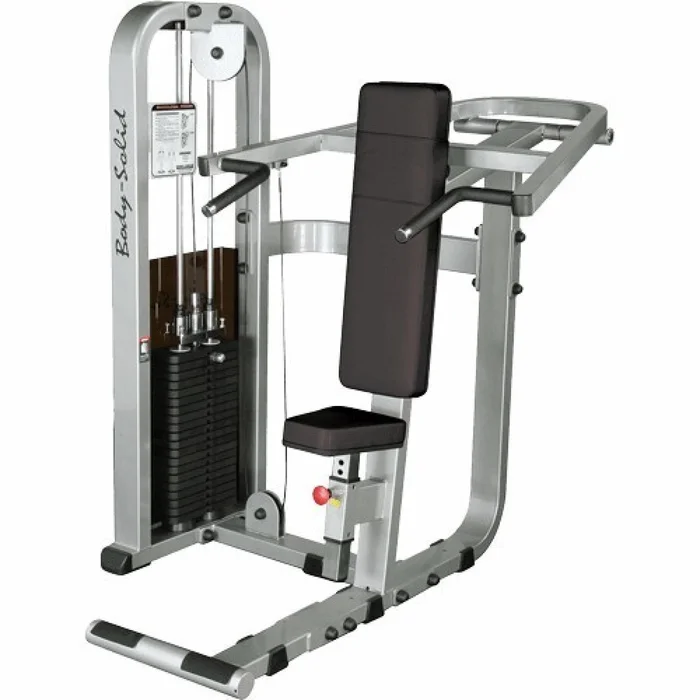 Appareil de musculation avec pile de poids pour presse à épaules ProClubLine [Taille 130x163x158 cm]
