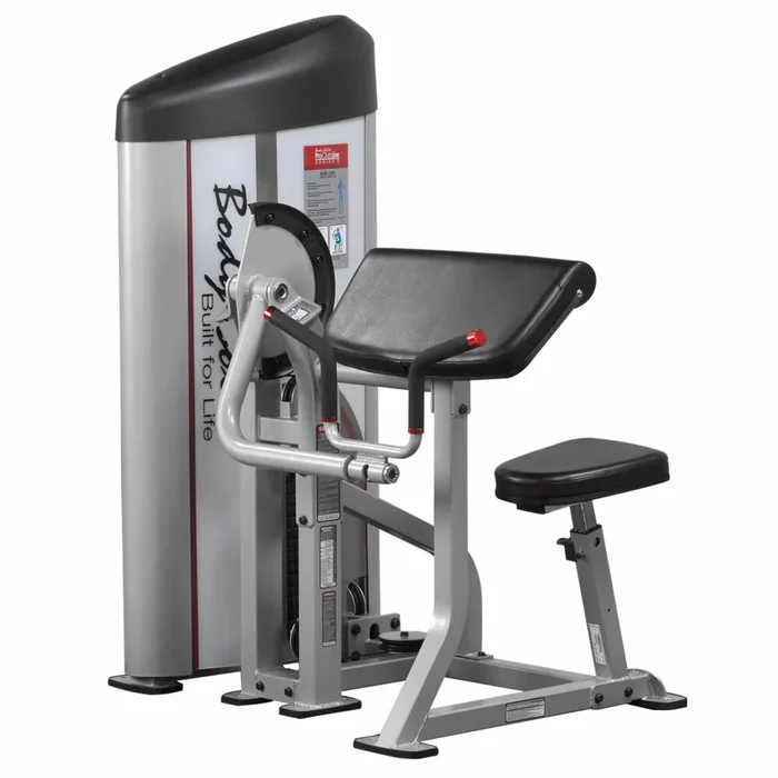 Appareil de musculation boucler les bras ProClubLine Series II Pile de poids 105 kg [Taille 103,2×128,4×144,4 cm]