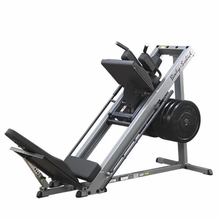 Appareil de musculation presse à cuisse etack squat Body Solid Standard [Taille 210,8×86,3×142,2 cm]