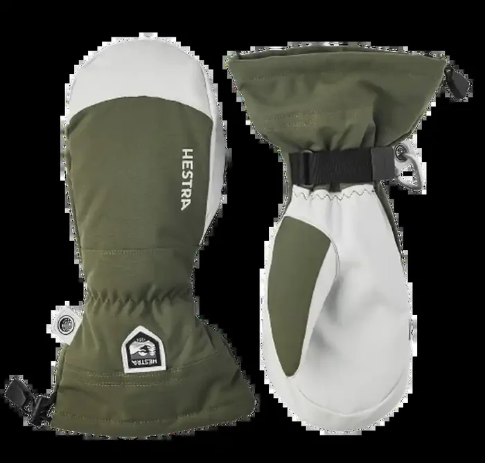 Army Leather Heli Ski Mittens Meilleure Qualité