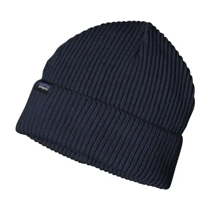 Artisanat Bonnet Patagonia FISHERMANS ROLLED BEANIE Navy/Blue