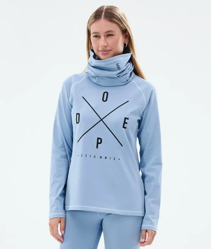 Artisanat Dope Snuggle W Tee-shirt thermique Femme 2X-Up Light Blue