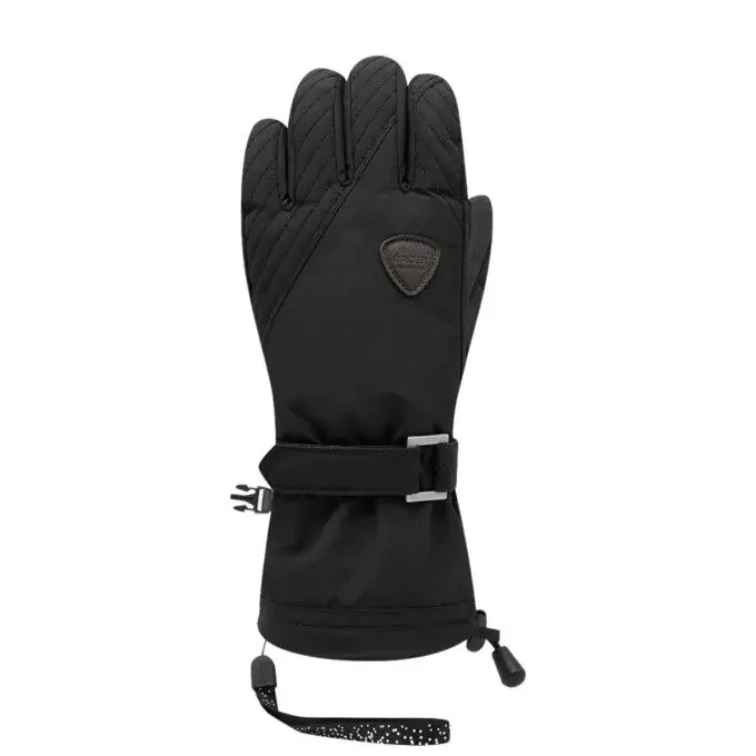 Artisanat Gants de ski femme Racer Aloma 5 – Black/Black