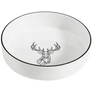 Assiette creuse ORIGAMI Cerf 19 cm Populaire