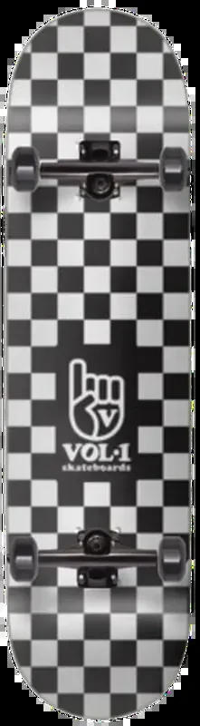 Authentique Checker Skateboard Complet