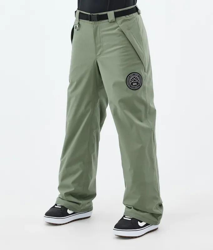 Authentique Dope Blizzard W Pantalon de Snowboard Femme Moss Green