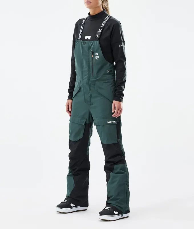 Authentique Montec Fawk W Pantalon de Snowboard Femme Dark Atlantic/Black