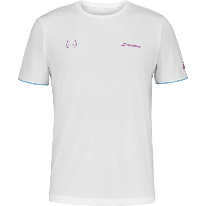 Babolat Camiseta hombre cuello redondo Lebron Blanca