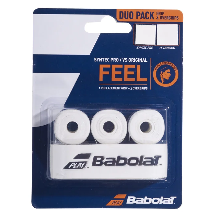 Babolat Paquete Syntec Pro + Vs Original White