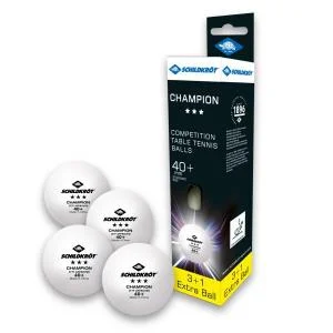 Balle de tennis de table Champion Poly 40+, 3+1.Promobox