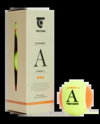 Balle de Tennis Tretorn Academy Orange 3 Pack