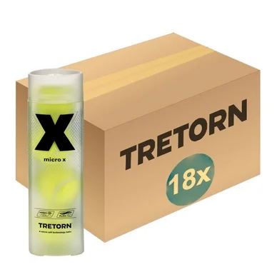 Balle de Tennis Tretorn Micro X 4 Tube (Carton 18×4)