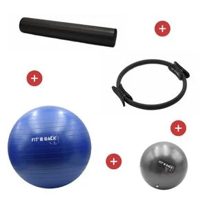 Balle pilates avec accessoires