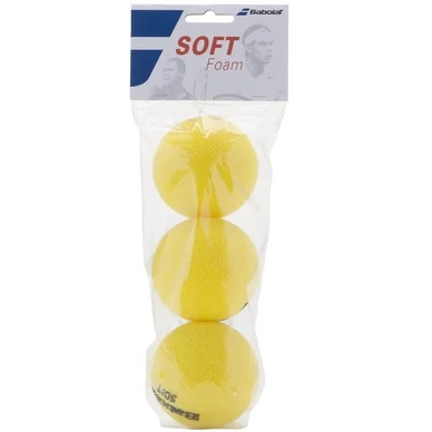Balles de Tennis Babolat Soft Foam X3 Jaune