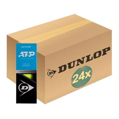 Balles de tennis Dunlop ATP Pressureless 3-Box (24×3)