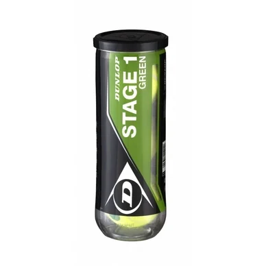 Balles de Tennis Dunlop Stage 1 Green 3-Tin