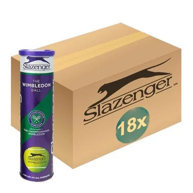 Balles de Tennis Slazenger Championship Hydroguard Ultra-Vis 4-Tin (Carton 18×4)