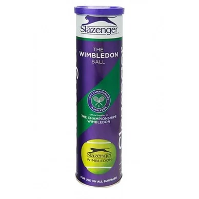Balles de Tennis Slazenger Wimbledon Hydroguard Ultra-Vis 4-Tin