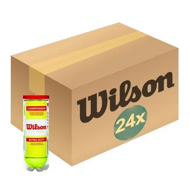 Balles de Tennis Wilson Champ XD Yellow 3-Tin (Carton 24×3)