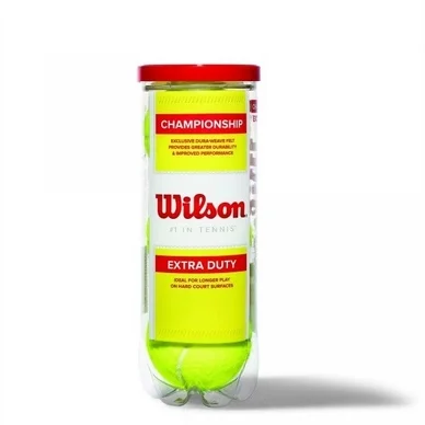 Balles de Tennis Wilson Champ XD Yellow Boîte de 3