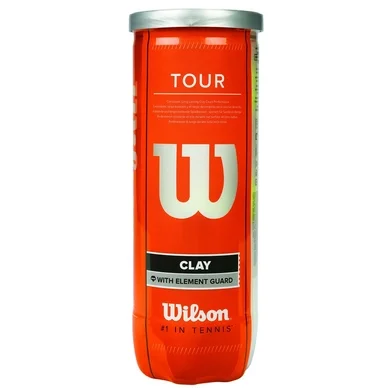 Balles de Tennis Wilson Tour Clay (set de 3)