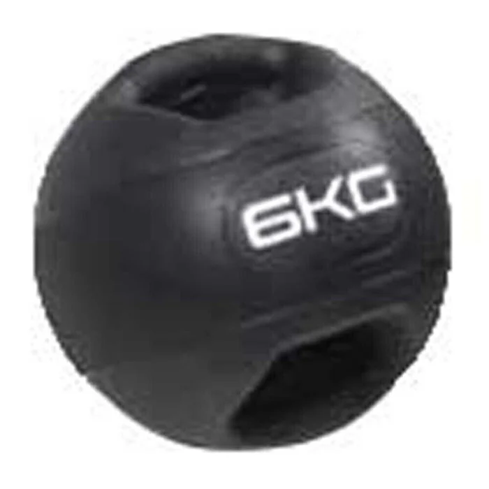 Ballon d’entraînement double prise O&rsquo;live Fitness 6 kg [Taille 23 cm]