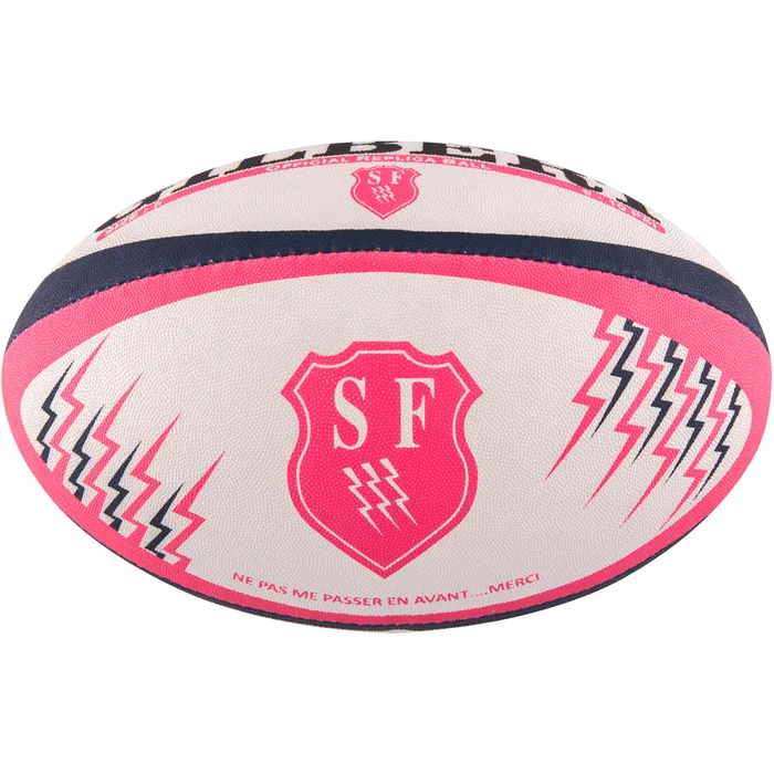 Ballon de rugby Gilbert Stade Français (taille 5) [Taille  5]