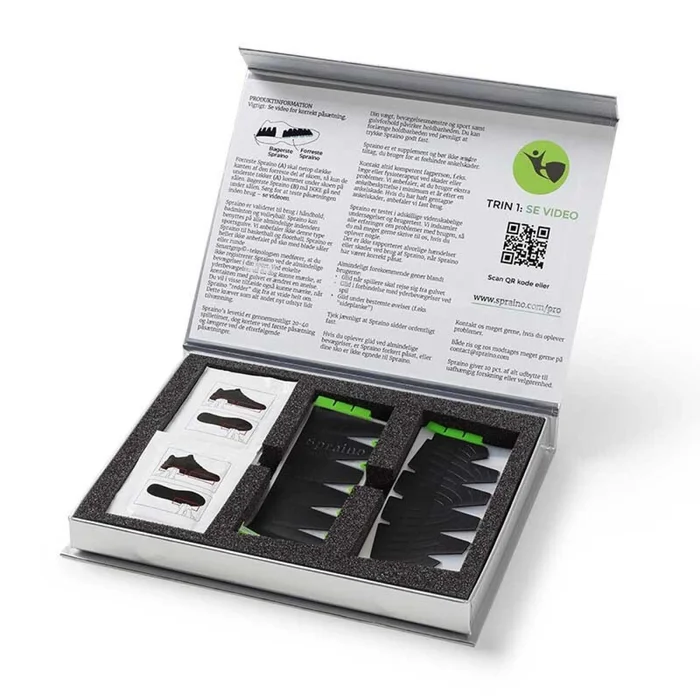 Bandes adhésives pour chaussures indoor Spraino Pack Pro