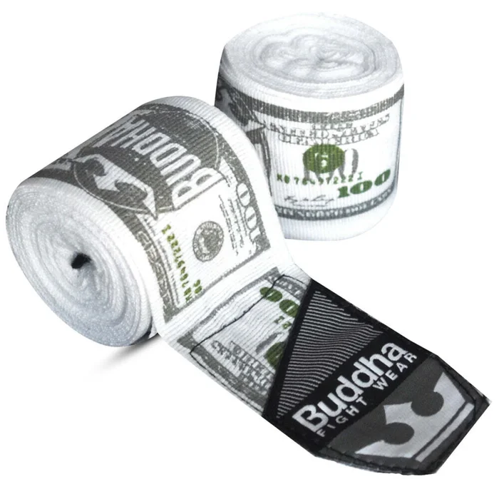 Bandes de boxe Buddha Fight Wear Dollar [Taille 4,5 m]