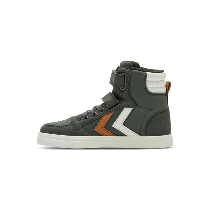 Baskets cuir enfant Hummel Slimmer Stadil High