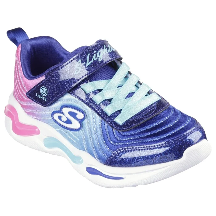 Baskets enfant Skechers Wavy Beams Light Up [Taille 33,5]
