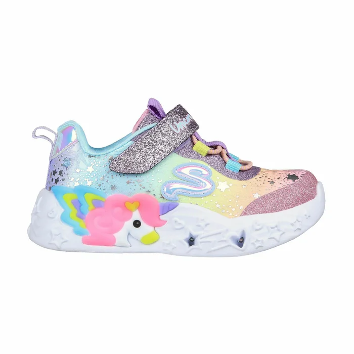 Baskets fille Skechers Unicorn Charmed [Taille 21]