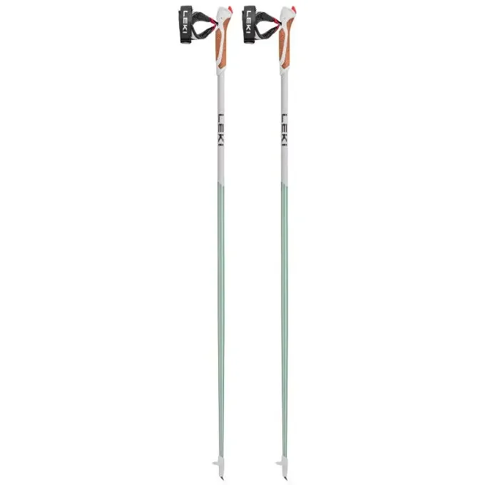 Bâton de marche nordique Leki PASSION Smoke Green / White / Dark Anthracite Acheter En Ligne