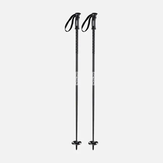 Bâtons de ski Faction POLES Black Seulement Aujourd’hui