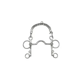 Bocado Zaldi Pelham Inoxidable con Puente (13 mm)