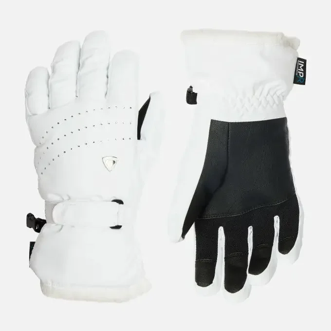 Bon Marché Gants de ski Rossignol FAMOUS White
