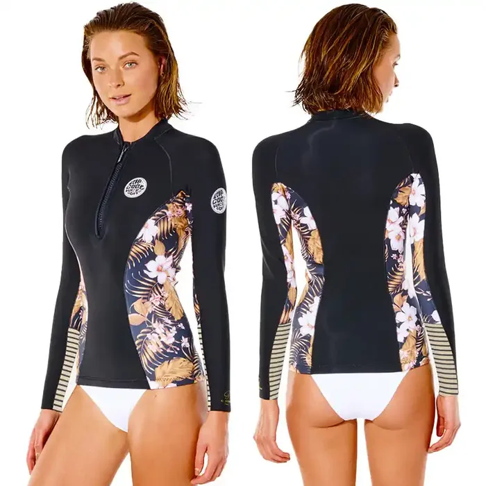 Bon Plan Top Neoprene Femme Manches Longues Rip Curl G-bomb Fz 1mm