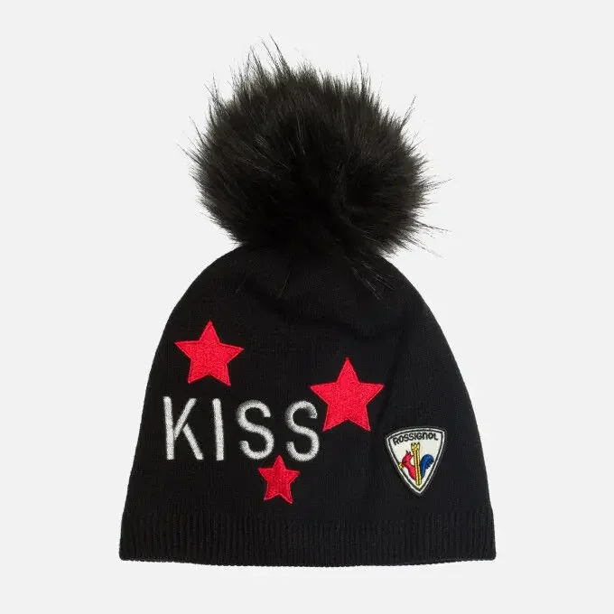 Bonnet à pompon Rossignol W MISSY Black Marque