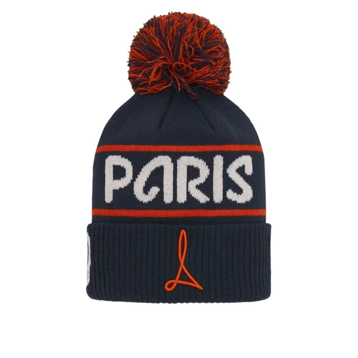 Bonnet avec pompon Macron RWC France 2023 Paris