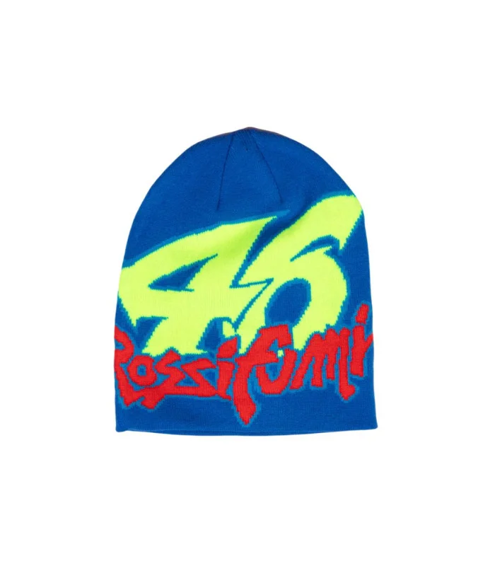 Bonnet Rossifumi Heritage VR46 Moto GP Officiel Adulte Taille Unique Bleu
